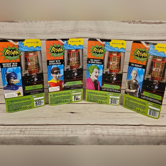 DC Comics Classic TV Series Batman Robin The Joker & The Riddler Action Figures - Picture 6 of 8